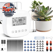 Sistema de riego por goteo autom tico con temporizador programable y compatible