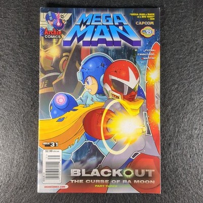 Mega Man #31 Comic Book - Archie Capcom - Newsstand UPC Variant - Low Print Run!