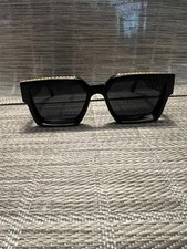 Louis Vuitton 2018 Z1165W 93L 55mm Black and Gold Sunglasses Made In Italy