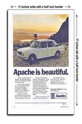 1972 Austin Apache is Beautiful South Africa - 11x17 Poster