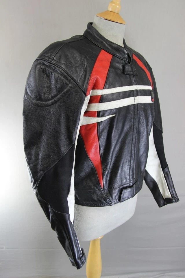 JAQUETA DE MOTOCICLISTA HEIN GERICKE '2 KEEN' COURO COM ARMADURA CE REMOVÍVEL 40 POLEGADAS - Imagem 2 de 4