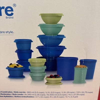 Tupperware Heritage Collection 36 Piece Food Storage Container Set