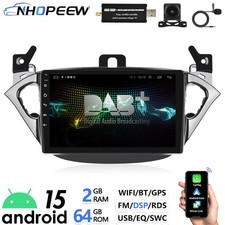 DAB+ Carplay Android 15 Car Stereo Radio GPS Navi For Vauxhall Corsa E 2015-19