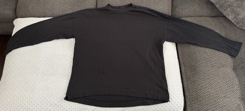AYR Langarm leichter Pullover Shirt anthrazit dunkelgrau XL Baumwolle Relaxed - Bild 2 von 16