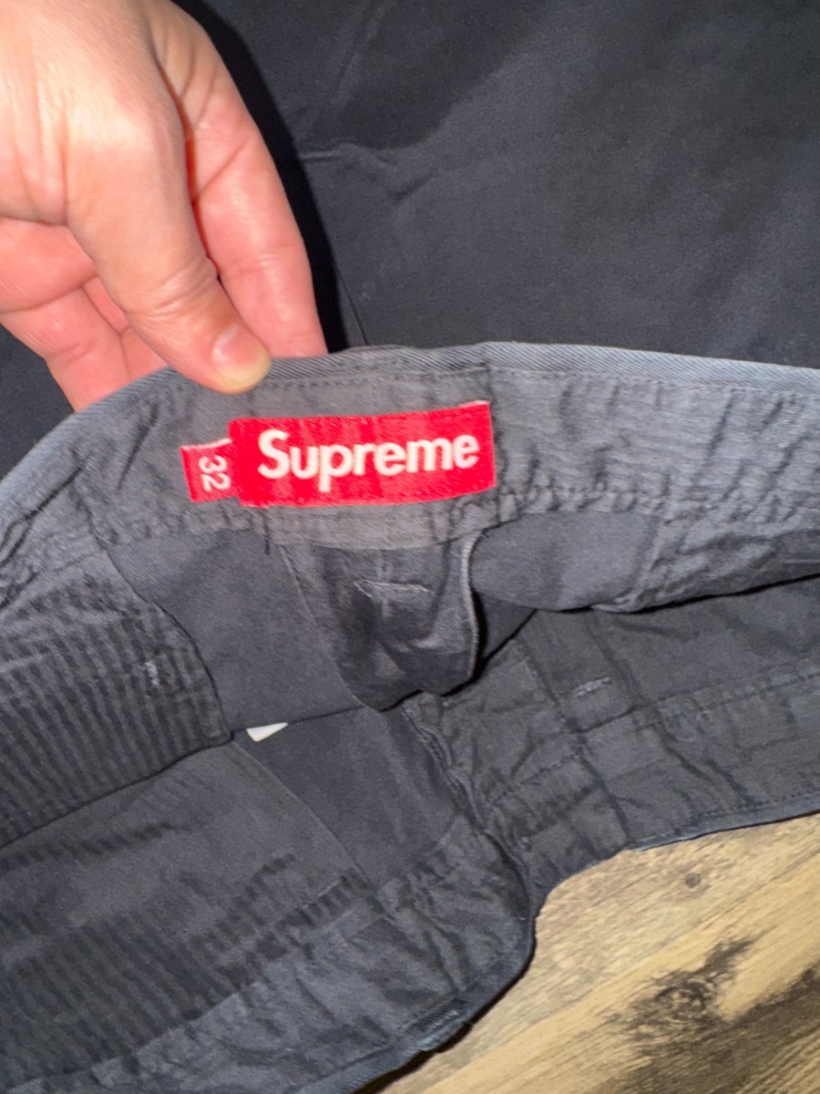 Supreme Chino Pant Black Size 32 | eBay