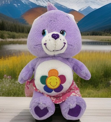 Care Bears Harmony Bear 7'' Plush 2005 Play Along With Skirt Has Flaws
