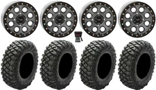 System 3 SB-7 15" Wheels Ti (4+3) 33" Crawler XG Tires Renegade Outlander