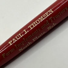 VTG Ballpoint Pen PAUL J. THOMSEN Farm Implements & Tractors North Platte NE