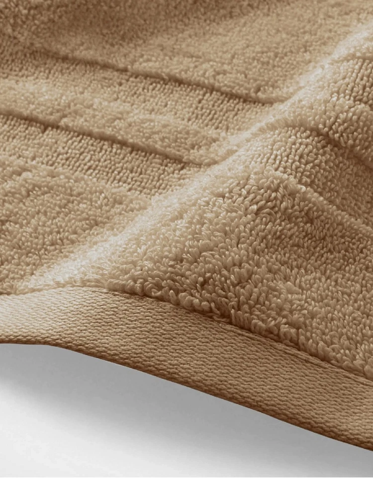 Toalla de baño Ralph Lauren Payton 30" X 58" caqui pálido tipo spa de lujo algodón suave Foto 2 de 3