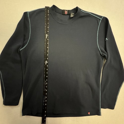 Vintage Quiksilver Thermal Shirt Men’s Size Large Blue Long Sleeve Y2K - Picture 6 of 9