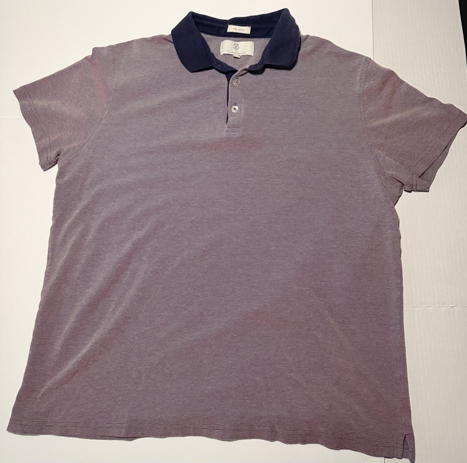 Christian Lacroix, Vintage Christian Lacroix Polo Shirt Mens Size Large Knit Short Sleeve