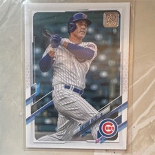2021 Topps Anthony Rizzo #241 Base Set Chicago Cubs MLB Baseball Card