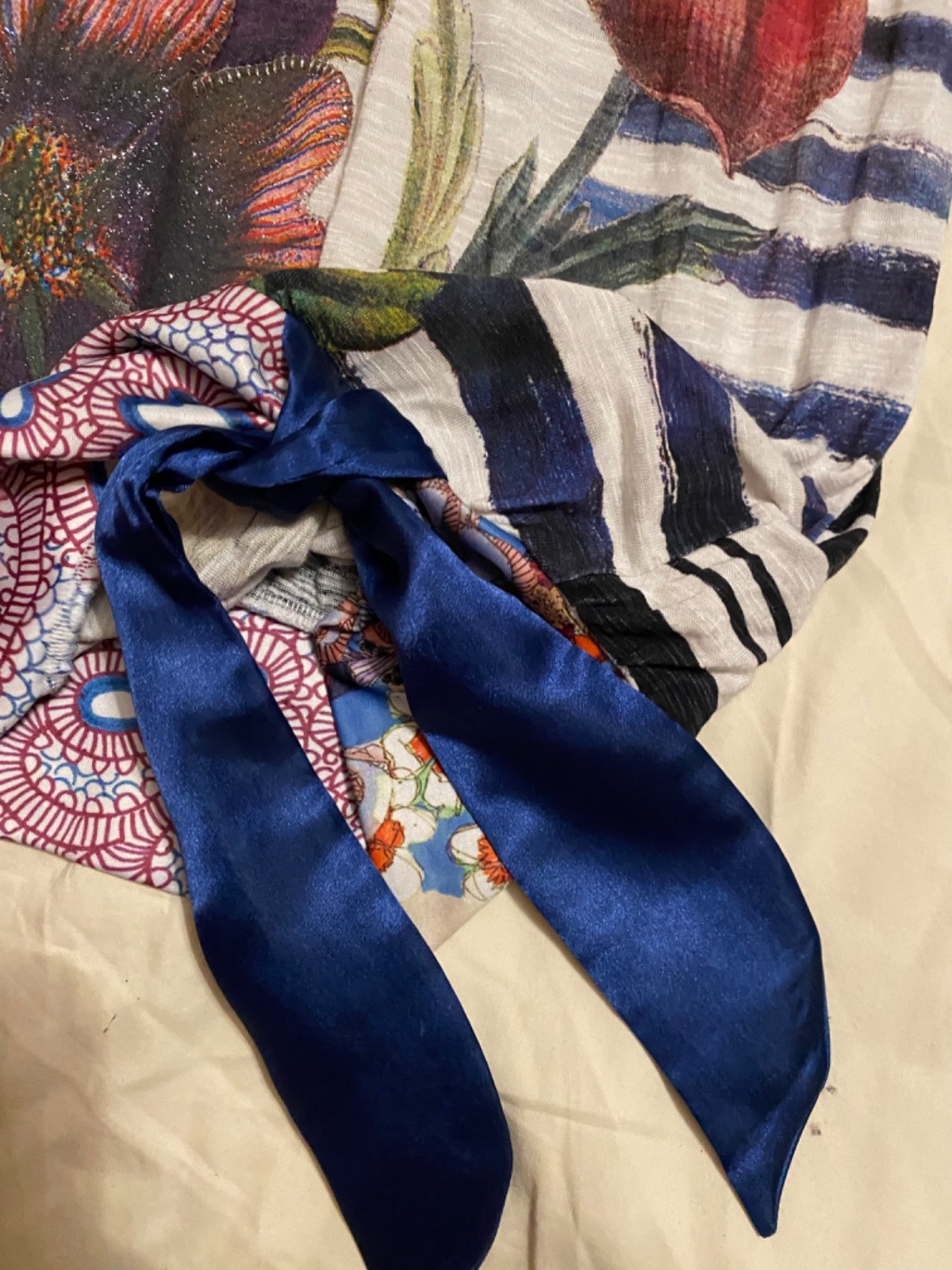 Desigual Multicolor Patchwork Sleeveless Mini Dre… - image 4