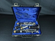 Normandy 8 Clarinet Noblet Wooden Bb Soprano In Case Paris France