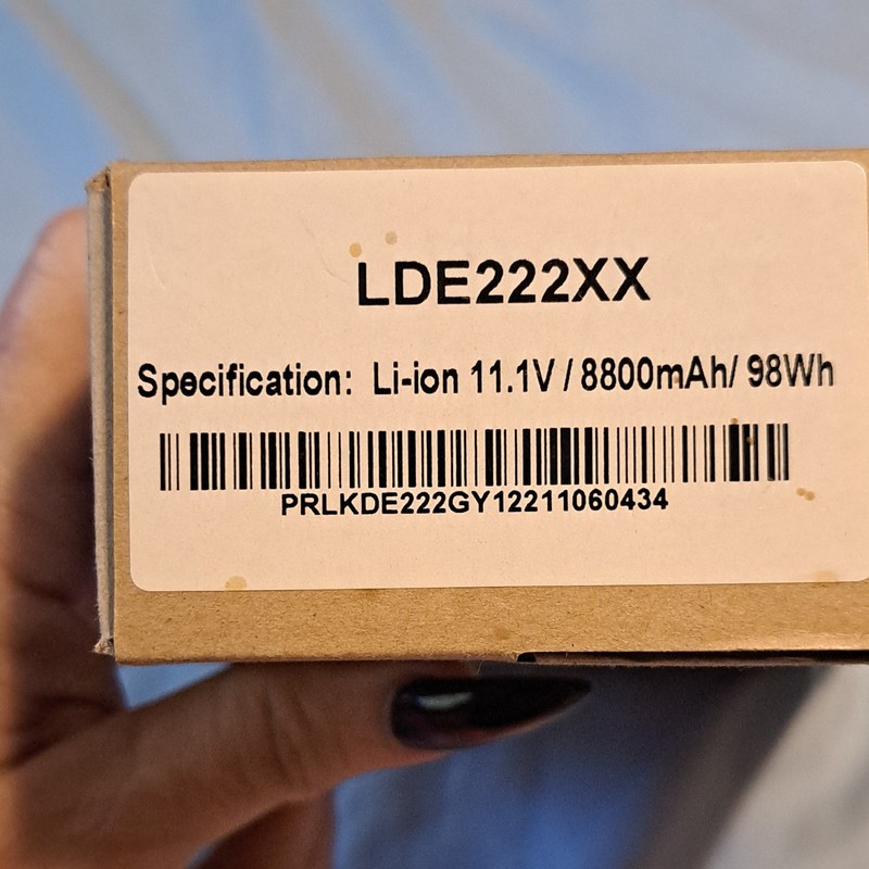 LDE222XX Li-ion Rechargeable Battery 11.1V 8800mAh 98Wh Extra MPN LDE222XX