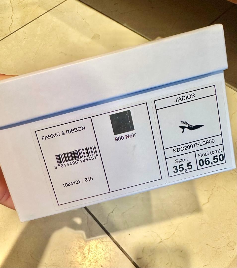 Christian Dior Pumps Heel Fabric Black EU35.5/US5.5 116632c thumbnail 20