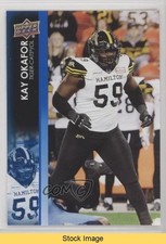2022 Upper Deck CFL Blue Kay Okafor #20 READ 1g4p