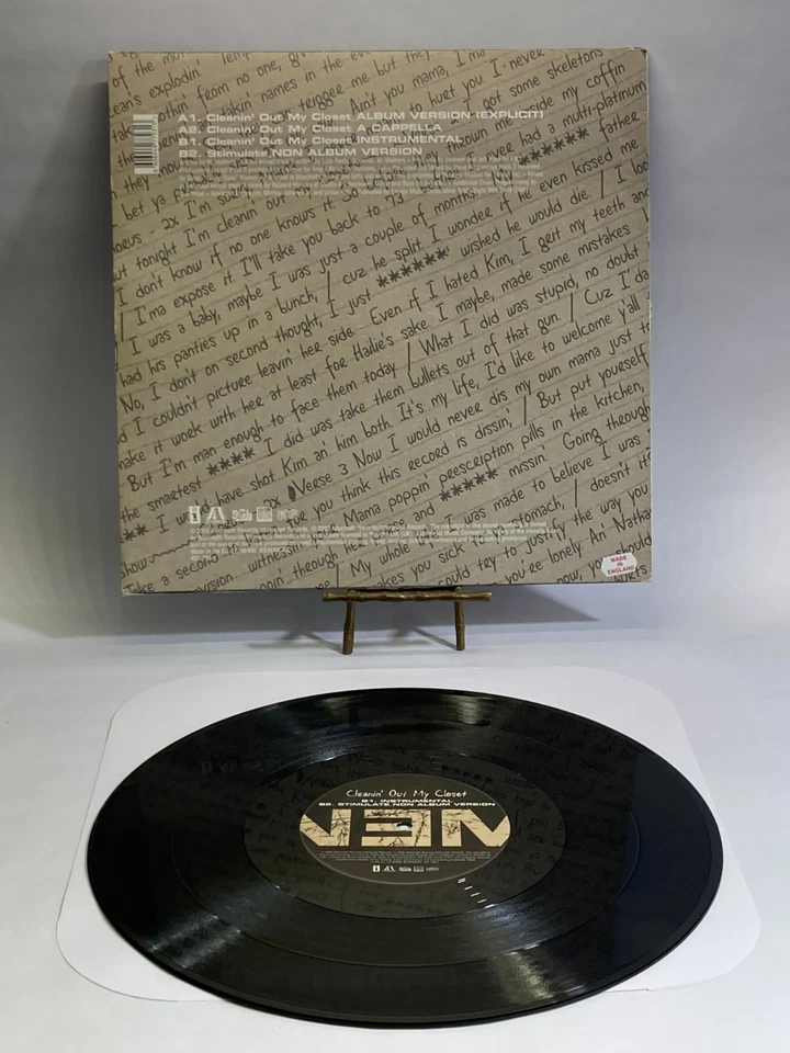 Eminem Cleanin' Out My Closet 12" Vinyl Single 2002 Aftermath Record 497 793-1 - Image 4 of 4