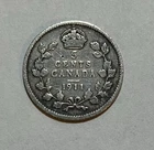 1911 Canada 5 Cents Silver — photo from another recent sale