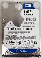 Western Digital WD10JPCX 1TB 2.5" SATA 6Gb/s 5400RPM HDD P/N: WD10JPCX-24UE4T0.