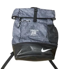 NWOT Nike Elite Sport III Golf Backpack Pro Am Jam Bag Black Heather Roll Top XL