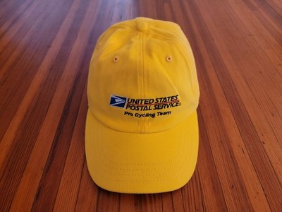 Nike USPS Trek Pro Cycling Team Yellow Podium Cap Hat Lance Armstrong BIKE RACE