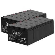 Mighty Max 12V 8Ah SLA Replacement Battery for Exkate Powerboards X-24 - 10 Pack