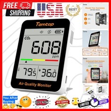 CO2 Monitor Indoor air Quality Monitor Portable CO2 Meter, CO2, Temperature, ...