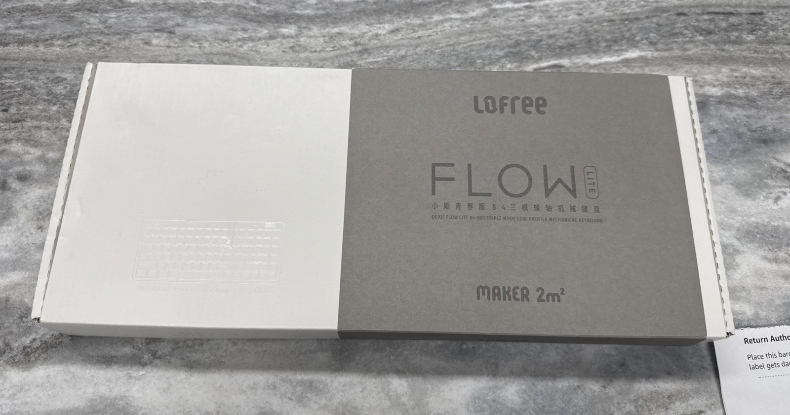 Flow Lite 100-Key Low Profile Mechanical Keyboard Full Size 