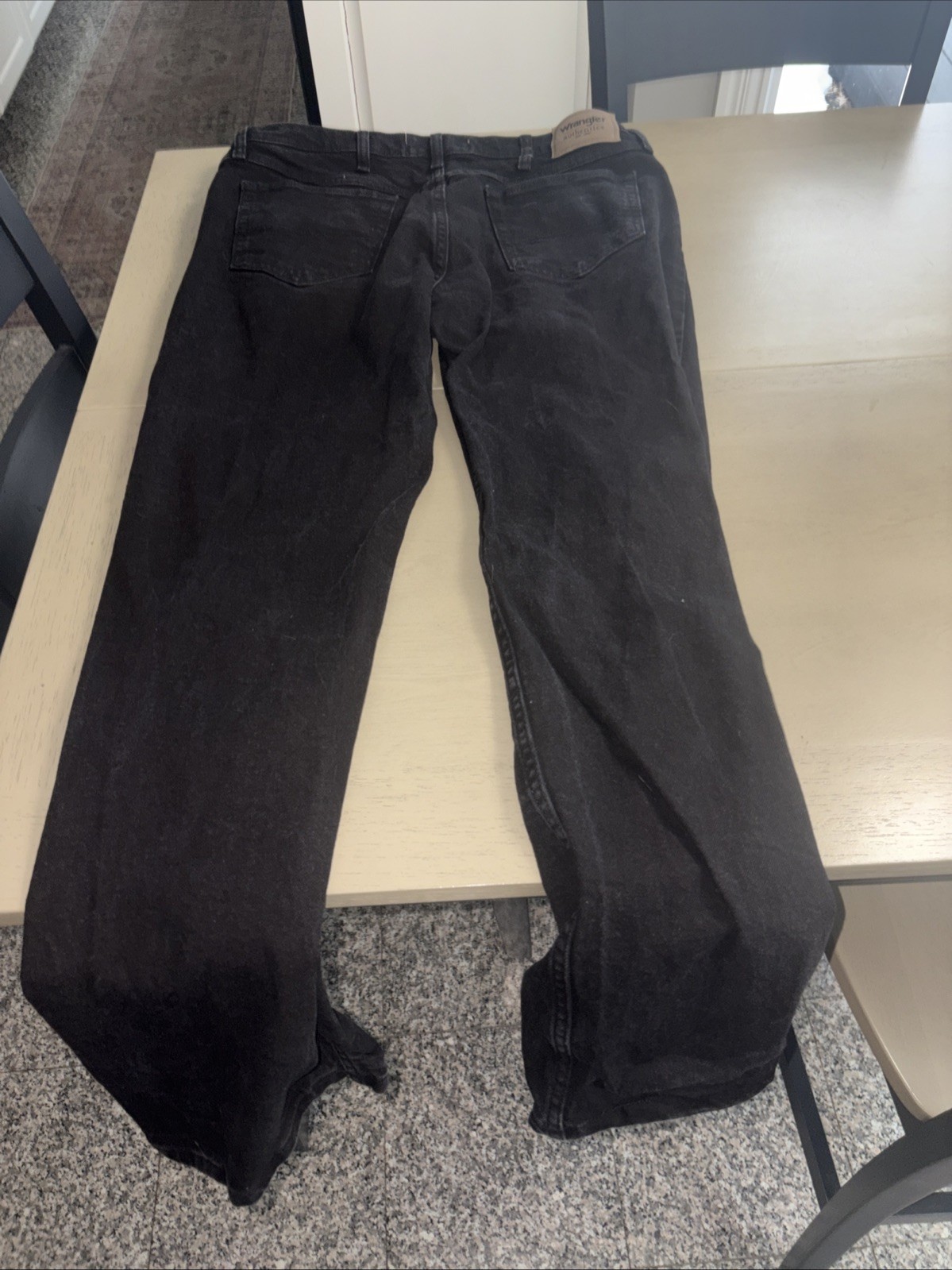 Wrangler Authentics Men's 5-Pocket Regular Fit Cotton Jean | Black | 36W x 32L