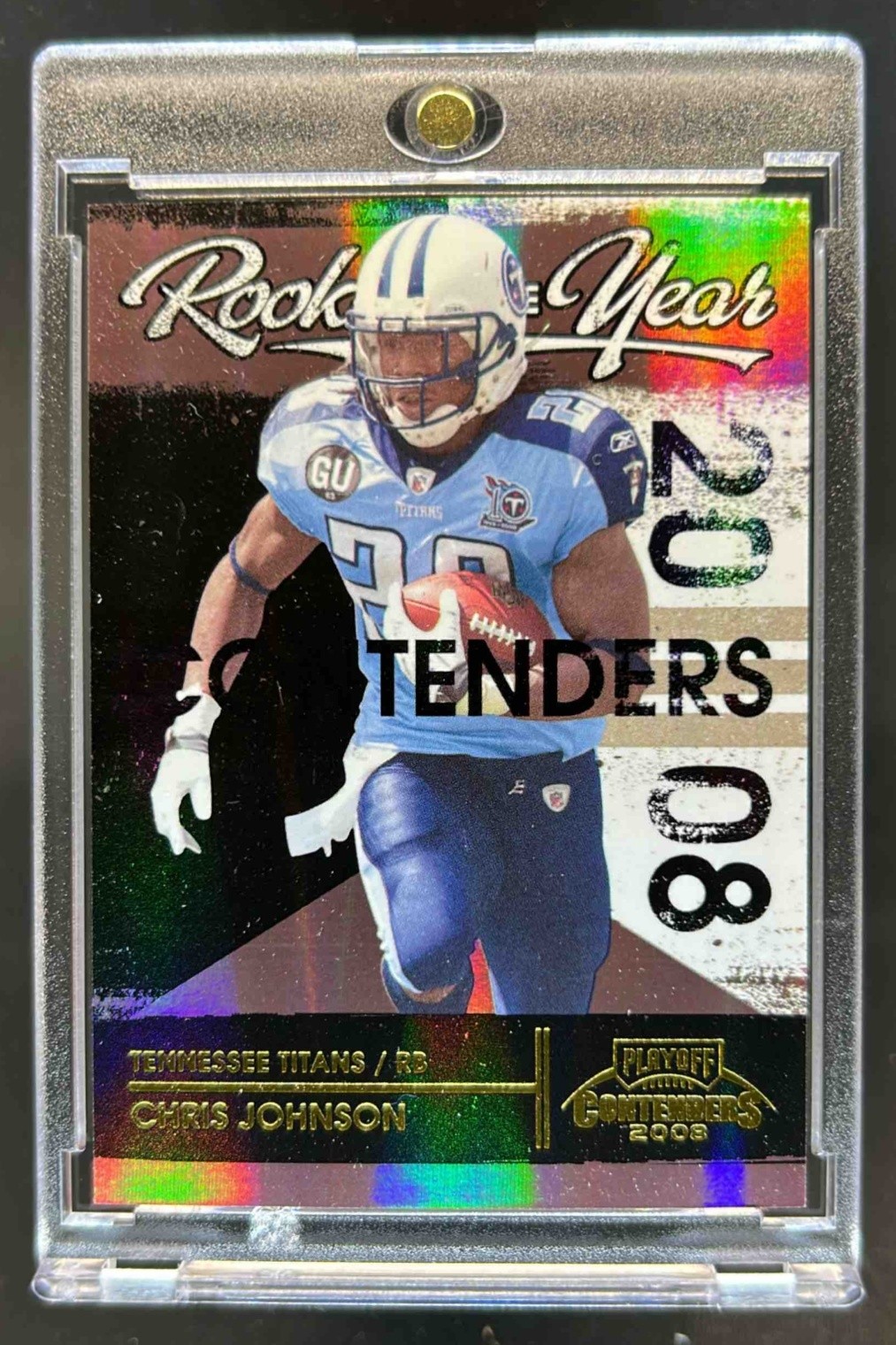 Chris Johnson Playoff Contenders Rookie of the Year Contenders #14 Black