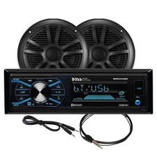 Boss Audio MCBK634B.6 Marine Stereo 6.5" Speaker Kit - Black MCBK634B.6 