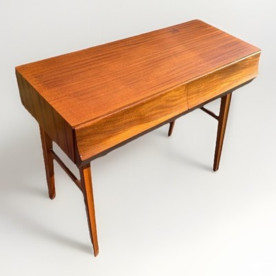 Vintage Swedish Teak Table / Desk by Glas Atelier   Malmö Provenance, MCM