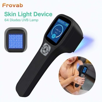 308nm UV Light Therapy Device 64 Diodes for Local Skin Care Home Use Handheld