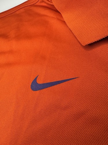 Mens Nike Clemson Tigers Polo Shirt New With Tags Size XL Dri-Fit Orange NCAA - Picture 3 of 8