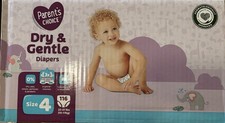 Parent's Choice Size 4 Diapers 116 Count for Toddlers 22-37 lbs Cute Prints
