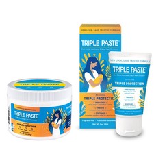 Triple Paste Diaper Rash Cream Bundle, 8 oz Tub  3 oz Tube