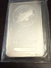 Sunshine Minting 10 Troy Oz Silver Bar .999 Fine Silver ** Sealed