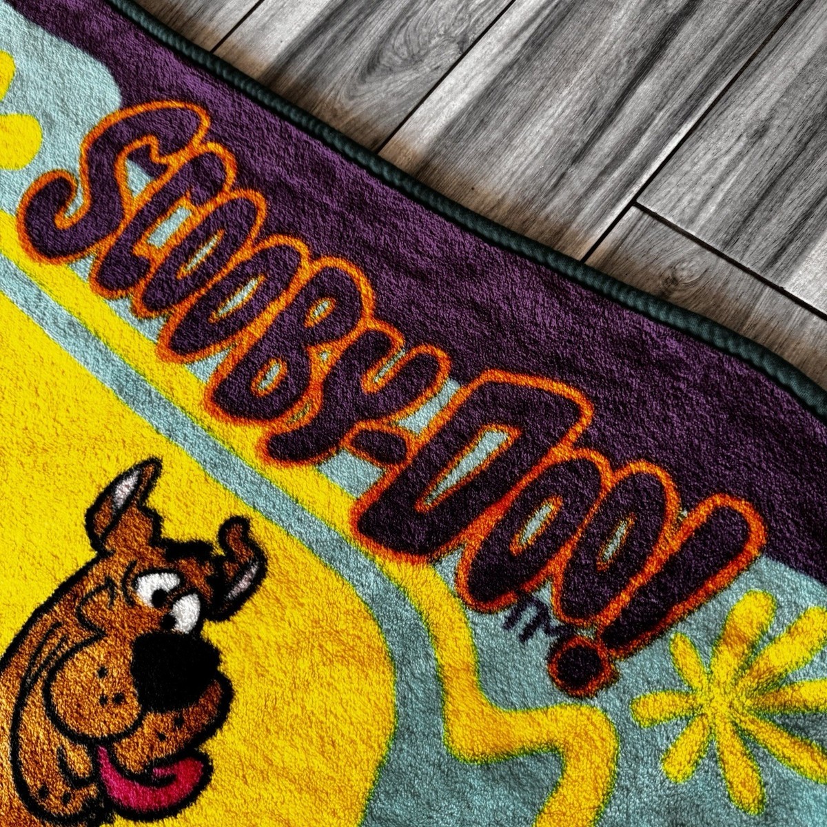 Vintage 2000 Scooby-Doo Fleece Throw Blanket Cartoon Network 50 x