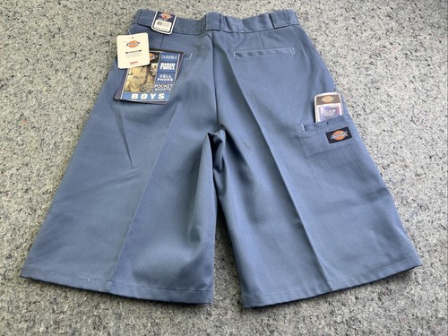Dickies Boys Work Shorts. Blue. Size 18R. New Inseam 11 Camp School Hiking - Picture 12 of 13