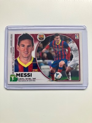 Lionel Messi Panini Sticker #17 14/15 Liga BBVA Este Cromo Barcelona No Rookie