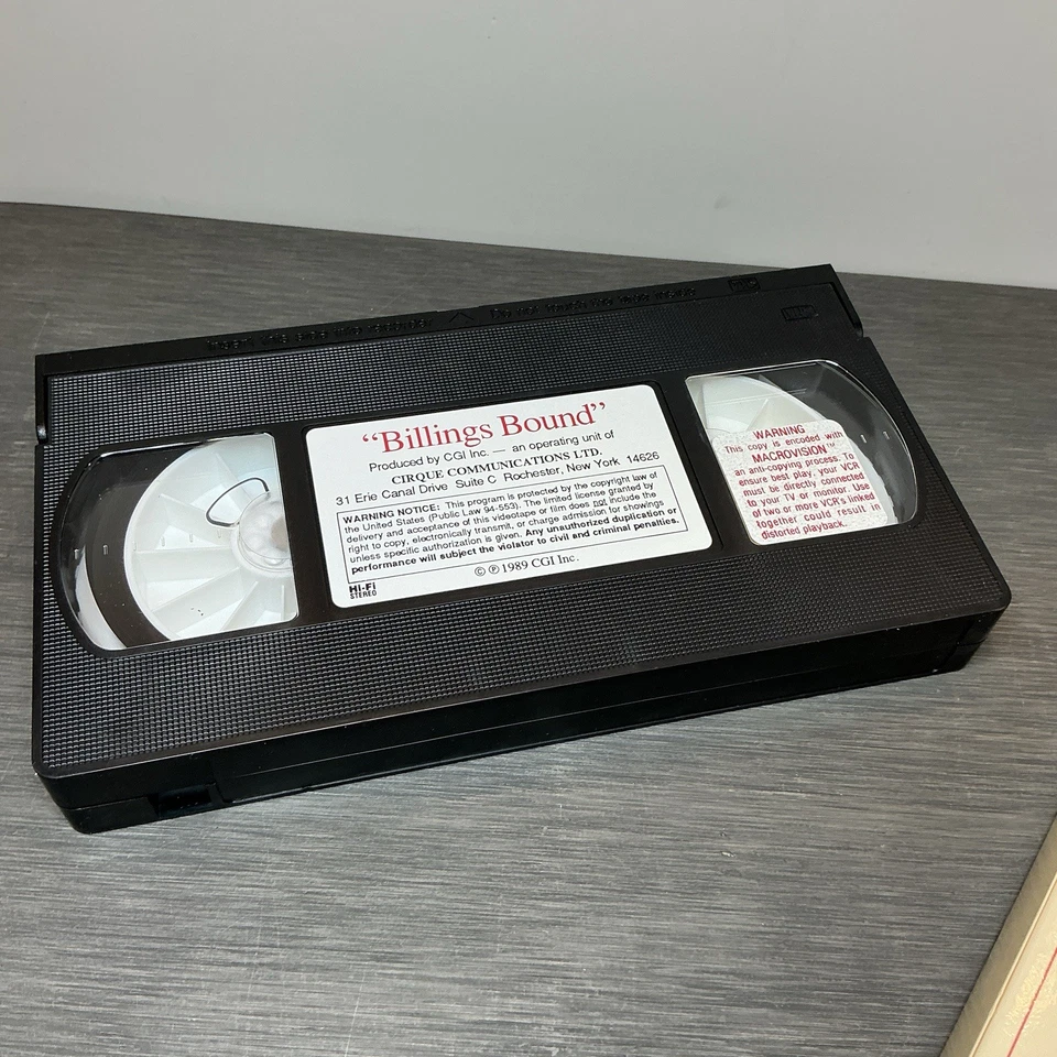 Billings Bound The Great Montana Cattle Drive VHS History Centennial Documentary - Image 4 of 4