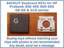 Keyboard KEY for HP ProBook 450 455 650 655 G8 G9  G10 BACKLIT