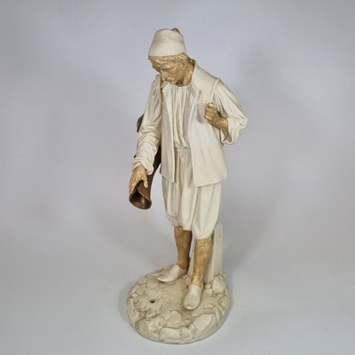 Große Royal Worcester James Hadley Figur männlich Wasserträger 45 cm hoch A/F
