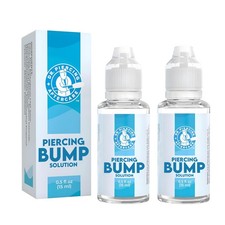 DR. PIERCING AFTERCARE Keloid Bump Solution Drops 15mL - Gentle Saline Formula w
