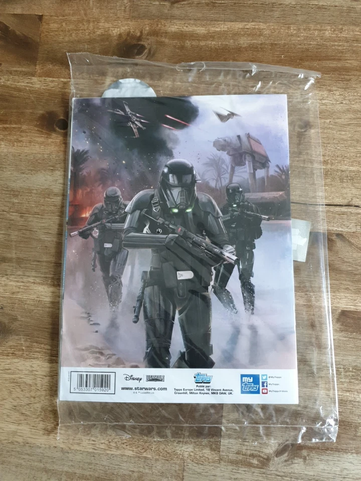 LOT STAR WARS ROGUE ONE TOPPS 2016 ALBUM VIDE + 145 STICKERS NEUF SOUS BLISTER - Photo 4/4