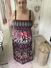 Label Be Size 22 Elasticated Summer Long dress