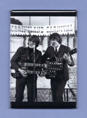 CHAD & JEREMY *2X3 FRIDGE MAGNET* ROCK N ROLL BRITISH MUSICAL DUO INVATION FOLK