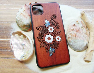 iPhone 16, 15, 14, 13 pro Max -Samsung Galaxy S22, 23, 24 Ultra Wood Phone Cases