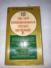 Merriam-Webster Dictionary (Updated Edition) by Merriam-Webster 1964